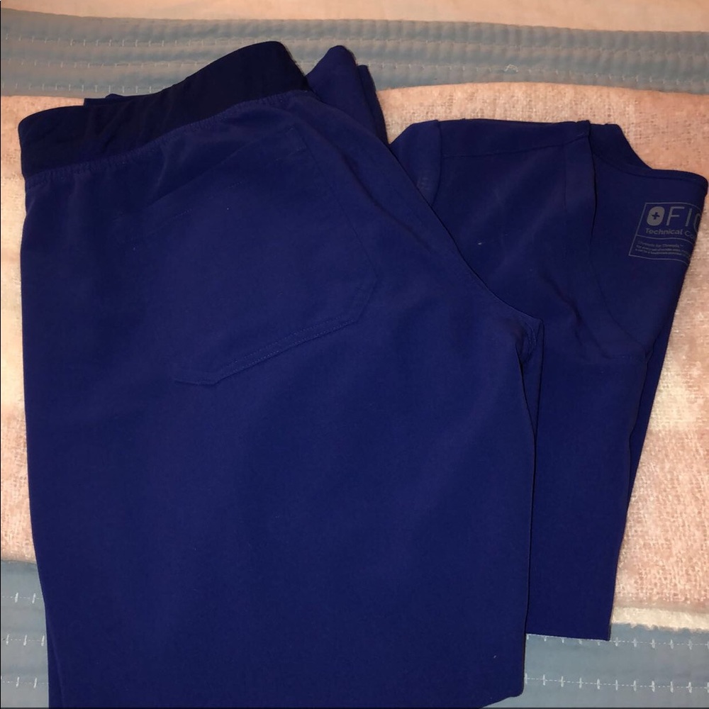 Figs Deep royal blue scrubs